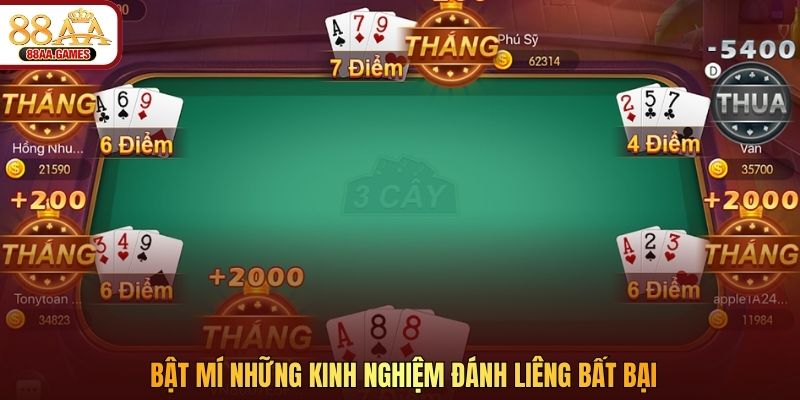 Bật mí những kinh nghiệm đánh Liêng bất bại