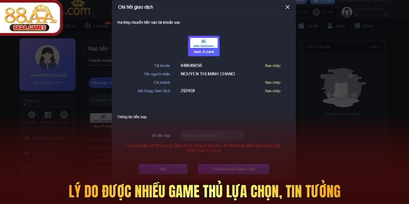 Lý do được nhiều game thủ lựa chọn, tin tưởng 